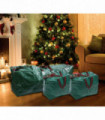 Christmas Storage Zip Bags Tree, Decorations, Light With Handles - 3X Large