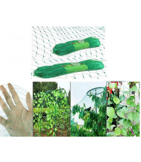 Netting Green Nylon 10MX2M Heavy Duty Garden Trellis For Climbing Outdoor Plants