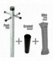 Heavy Duty Galvanised Clothes Pole