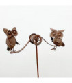 Metal Owl Garden Stake