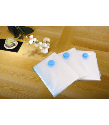 Vacuum Storage Bags 4pc Medium Travel Reusable 50 x 70cm Odor-Free
