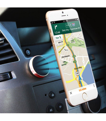 Phone Holders Aquarius Lightweight Round Universal Magnetic Phone Holder - Gold