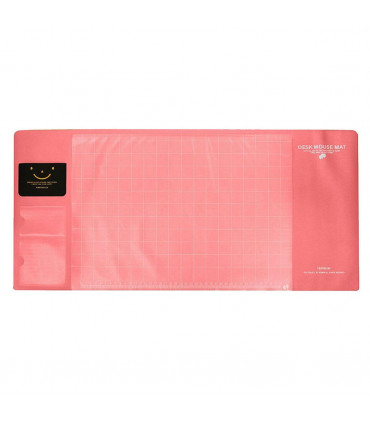Mouse Mat AQ Multifunctional & Eco-friendly Office Desk PVC+DS Material, Pink