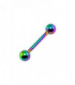 Anodised Tongue Barbell with Ball