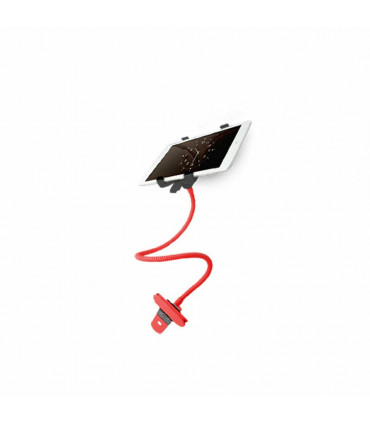 Tablet Holder Aquarius 360 Degree Clamp Tablet Holder for Smart Devices - Red