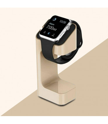 Charging Dock Station for Watch ABS Plastic Gold 38mm/42mm Aquarius Stand Holder
