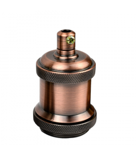 Metal Lamp Holder Antique Copper E27 Vintage Edison Filament Bulbs Holder