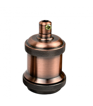 Metal Lamp Holder Antique Copper E27 Vintage Edison Filament Bulbs Holder