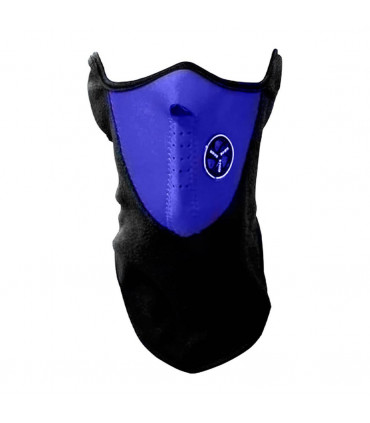 Aquarius Thermal Neoprene Face & Neck Mask Warm & Breathable Biker Mask, Blue
