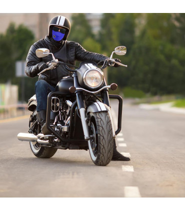 Aquarius Thermal Neoprene Face & Neck Mask Warm & Breathable Biker Mask, Blue