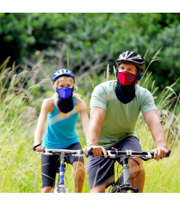 Aquarius Thermal Neoprene Face & Neck Mask Warm & Breathable Biker Mask, Red