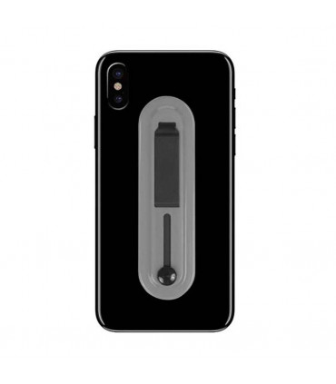 Aquarius Universal Finger Grip Ring Band Smart Mobile Phone Holder - Grey