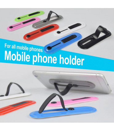 Aquarius Universal Finger Grip Ring Band Smart Mobile Phone Holder - Grey