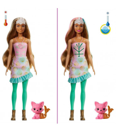 Doll Colour Reveal Peel Mermaid 25 Accessories Toy Gift For Kids GXV93