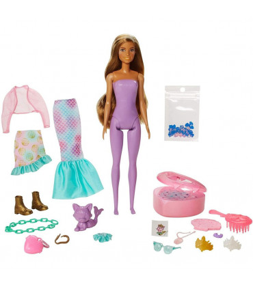Doll Colour Reveal Peel Mermaid 25 Accessories Toy Gift For Kids GXV93