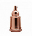 Bubble Holder Rose Gold E27 ES Screw Light Bulb Holder Metal Ceramic