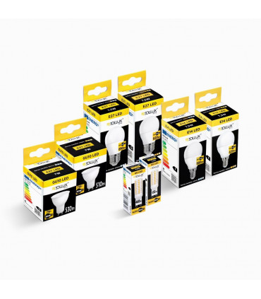 Light Bulb Set E14 8W White Warm Cool Colour Bathroom Bedroom 10x4.7x4.7cm