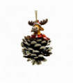 Christmas Ornament Gift 30.5 cm Pinecone Wood