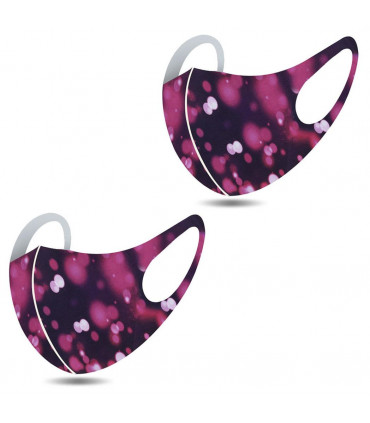 Face Mask Cotton Multicolour Small Single Layer Design 9 Eco-friendly Breathable