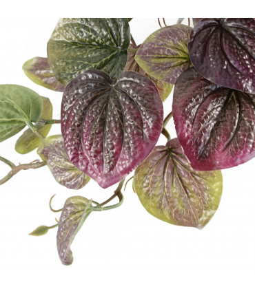 Artificial Trailing Purple Pothos Plant Plastic Purple 35cm 35cm Home Decor