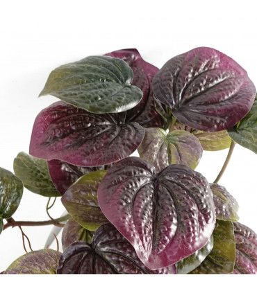 Artificial Trailing Purple Pothos Plant Plastic Purple 35cm 35cm Home Decor