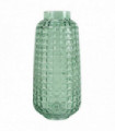 Glass vase Green Cube Glass Vase 30cm tall x 12cm x 12cm at widest points