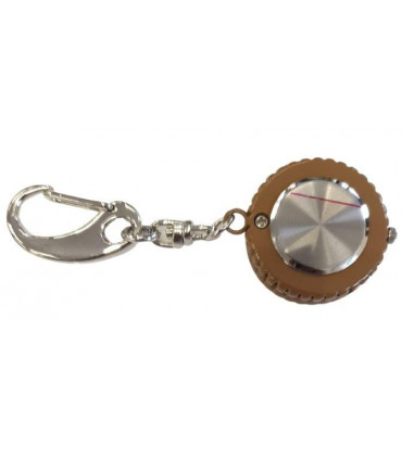 Keyrings Silver Alloy Sandwich Biscuit Clock Key Ring 29.00 cm Length