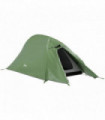 Camping Tent Green Polyester Aluminium 300L x 135W x 110Hcm Waterproof Carry Bag