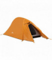 Camping Tent Orange 300L x 135W x 110Hcm Double Layer 1-2 Man 2000mm Waterproof
