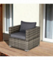 Single Wicker Furniture Sofa Chair