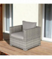 Single Wicker Furniture Sofa Chair