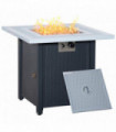 Square Propane Gas Fire Pit Table