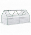 Steel Clear 185cm x 95cm x 92cm Raised Garden Bed Planter Box Kit Greenhouse