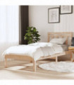 Bed Frame Solid Wood Pine 90x200 cm