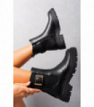 Chelsea Ankle Boots With Inner Zipper And Elastic Insert