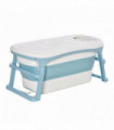 Foldable Bathtub Kids Bath Tub with Lid Large Bathtubs for 1 - 12 Years