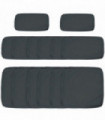 Polyester Grey 65cm x 65cm x 8cm Cushion Covers Pack of 14 Seat Large Small