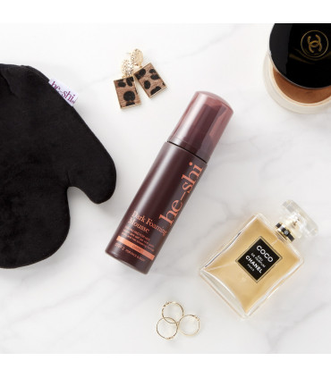 Self Tan Dark Foaming Mousse - Dark Tan - Quick Dry - Easy to Apply - 150ml