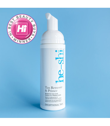 He-Shi Tan Remover & Primer 150ml - Fake Self Tan Exfoliator