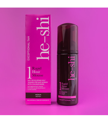 He-Shi Rapid 1 Hour Mousse  - Medium to Dark Self Tan - Quick Dry