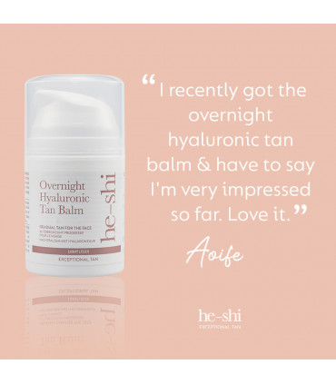 Self tan Light Tan 50 ml Hyaluronic Self Tan Balm 50ml - Facial Night Tan