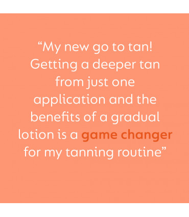 He-Shi Med/Dark Gradual Tan - Guide Colour - Easy to Apply Self Tan