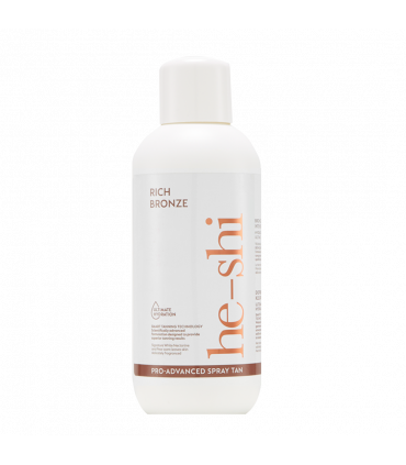 Spray tan He-Shi Rich Bronze 1L (10%) - Dark Tan Self Tan - Medium to Dark Skin
