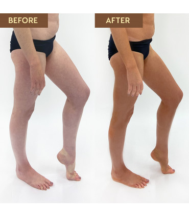 Spray tan He-Shi Rich Bronze 1L (10%) - Dark Tan Self Tan - Medium to Dark Skin