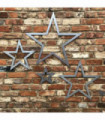 Steel Star Wall Decor Set