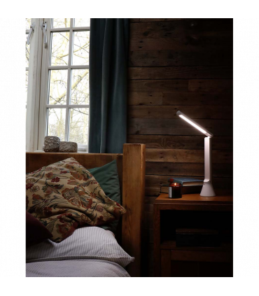 Travel lamp White 15cm x 30.5cm x 7.5cm Rechargeable 2 in 1 torch and lamp