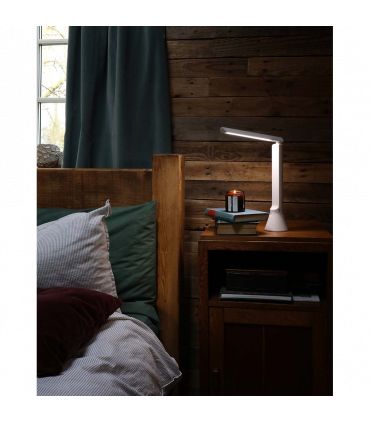 Travel lamp White 15cm x 30.5cm x 7.5cm Rechargeable 2 in 1 torch and lamp