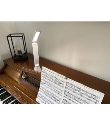 Travel lamp White 15cm x 30.5cm x 7.5cm Rechargeable 2 in 1 torch and lamp