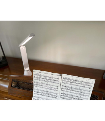 Travel lamp White 15cm x 30.5cm x 7.5cm Rechargeable 2 in 1 torch and lamp