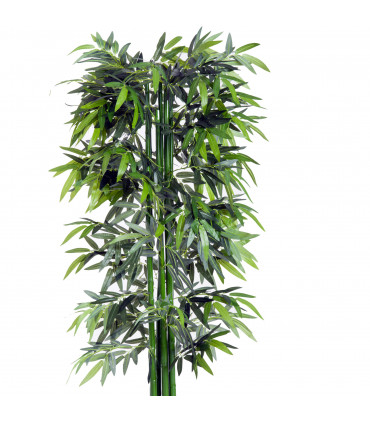 Artificial Bamboo Tree Plant 1.8 m-Green Bamboo/Black Pot PE plastic 2.5x2.5x180